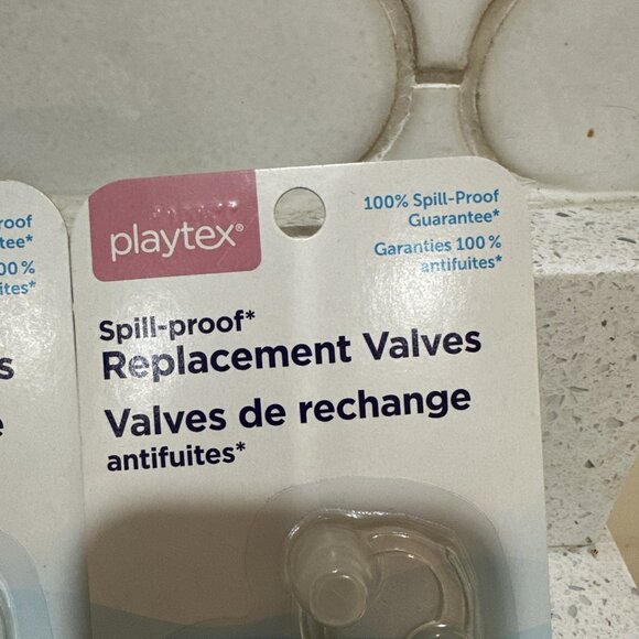 Playtex Spill-Proof Replacement Valves for Drinking Cups New Sealed - Picture 2 of 3